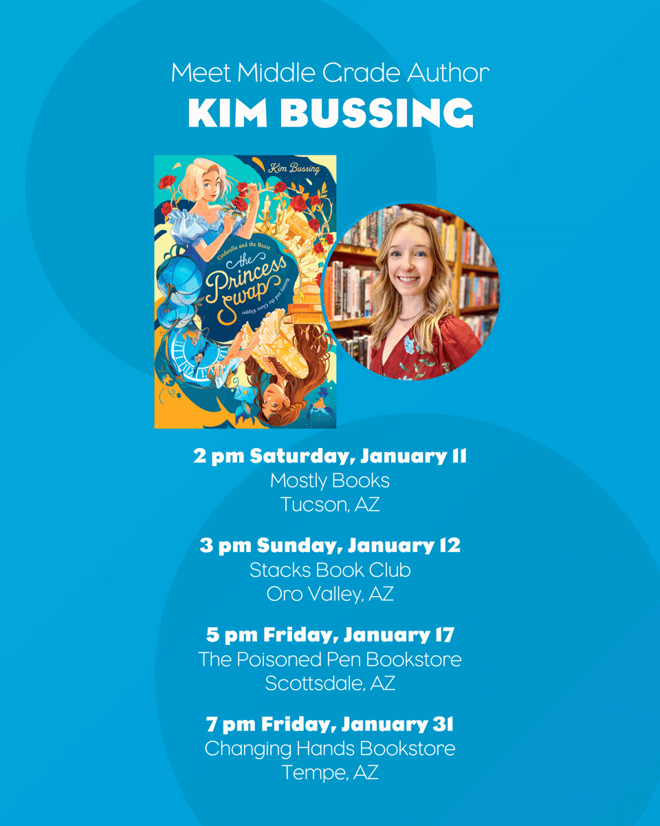 Random House Children's Books (@randomhousekids) on Twitter photo Hey, Arizonia! Do you fancy a fairytale? Meet author <a href="/kimbussing/">Kim Bussing</a> and learn about her new book for tweens, Cinderella and the Beast ✨
🔗 bit.ly/Bussing-Events Hey, Arizonia! Do you fancy a fairytale? Meet author <a href="/kimbussing/">Kim Bussing</a> and learn about her new book for tweens, Cinderella and the Beast ✨
🔗 bit.ly/Bussing-Events