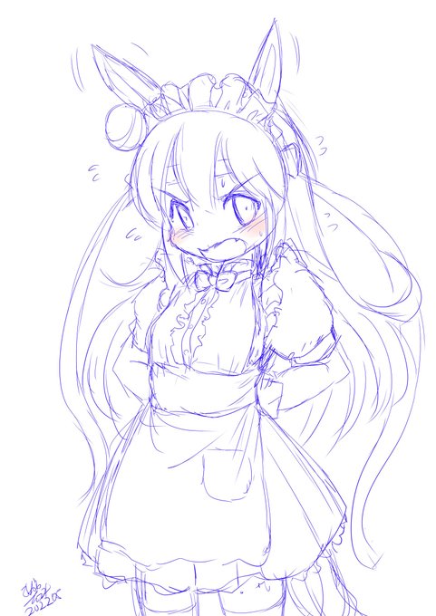 ウマ娘描きたいなぁ 