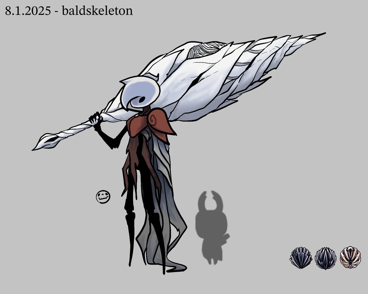 Skele / Calaca π (@fun_skeleton) on Twitter photo (Almost) Daily Sketches
8.1.2025
---
"A discarded vessel like many others. But perhaps, the most foolish of them all.
It claims the broken nails of it's opponents, and sharpens them in the grinding stone that's deadly combat."
#hollowknight #oc (Almost) Daily Sketches
8.1.2025
---
"A discarded vessel like many others. But perhaps, the most foolish of them all.
It claims the broken nails of it's opponents, and sharpens them in the grinding stone that's deadly combat."
#hollowknight #oc