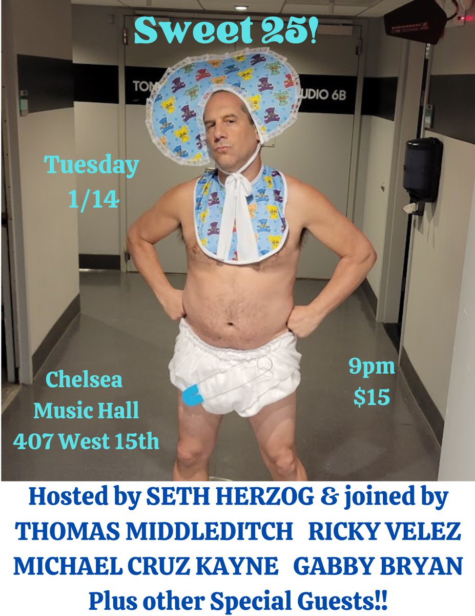I know there's a lot of tragedy and uncertainty in the world right now. But one thing you can be sure of.. Is that you will have an unforgettable time at first big SWEET of 2025 this TUES at the Chelsea Music Hall at 9pm! Get tickets now &gt; bit.ly/4gFooST