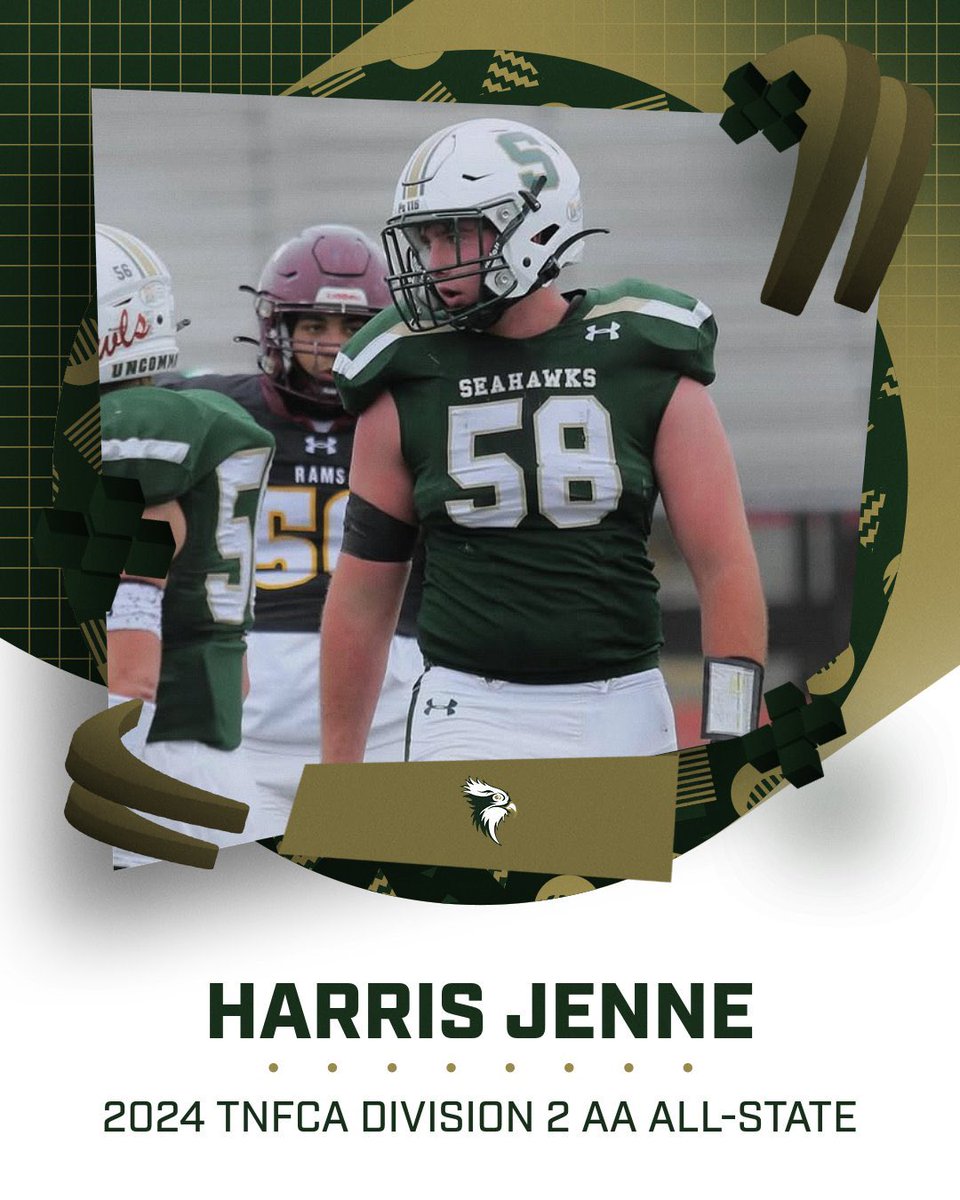 SBAFootball (@footballsba) on Twitter photo Congratulations to <a href="/HarrisJenneOL25/">Harris Jenne</a> for being named to the Tennessee Football Coaches Association’s All State Team for D2 AA! Well done!! #SBAFootball2pt4 #Built2BDifferent #BeMore4Others #ProtectTheMission #UNCOMMON Congratulations to <a href="/HarrisJenneOL25/">Harris Jenne</a> for being named to the Tennessee Football Coaches Association’s All State Team for D2 AA! Well done!! #SBAFootball2pt4 #Built2BDifferent #BeMore4Others #ProtectTheMission #UNCOMMON