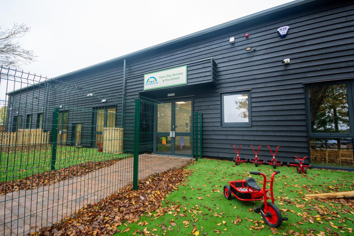 Transforming spaces: We converted an industrial unit into a state-of-the-art two-storey nursery. New cladding, windows, age-specific rooms &amp; outdoor play areas create the perfect childcare environment. Full planning &amp; building regs approval achieved.