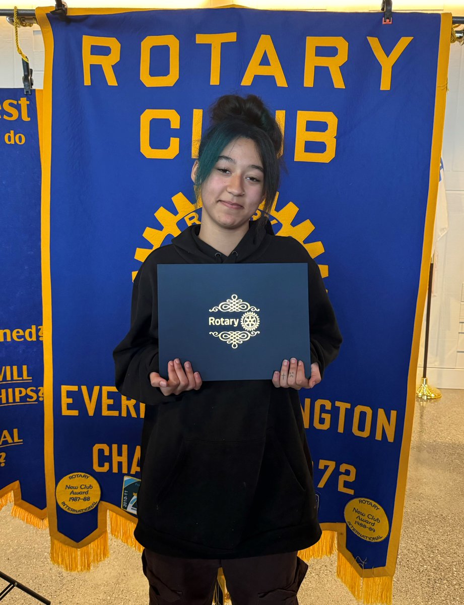 Rotary Student for November: JENAVEVE BATES
“Jenaveve is a very thoughtful human, which comes through both in her academic work and as a leader. She sets a good example for other students and works well with everyone. " 
<a href="/EverettSchools/">Everett Public Schools.WA</a> <a href="/DrIanBSaltzman/">Dr. Ian B. Saltzman</a> <a href="/EPS_Region1/">Cathy Woods</a>