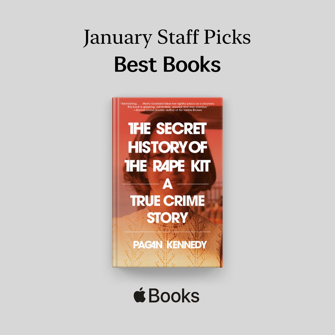 Excited <a href="/AppleBooks/">Apple Books</a> chose THE SECRET HISTORY OF THE RAPE KIT by <a href="/Pagankennedy/">Pagan Kennedy</a> as one of the #BestBooks of January Check it out here: books.apple.com/us/book/the-se…
