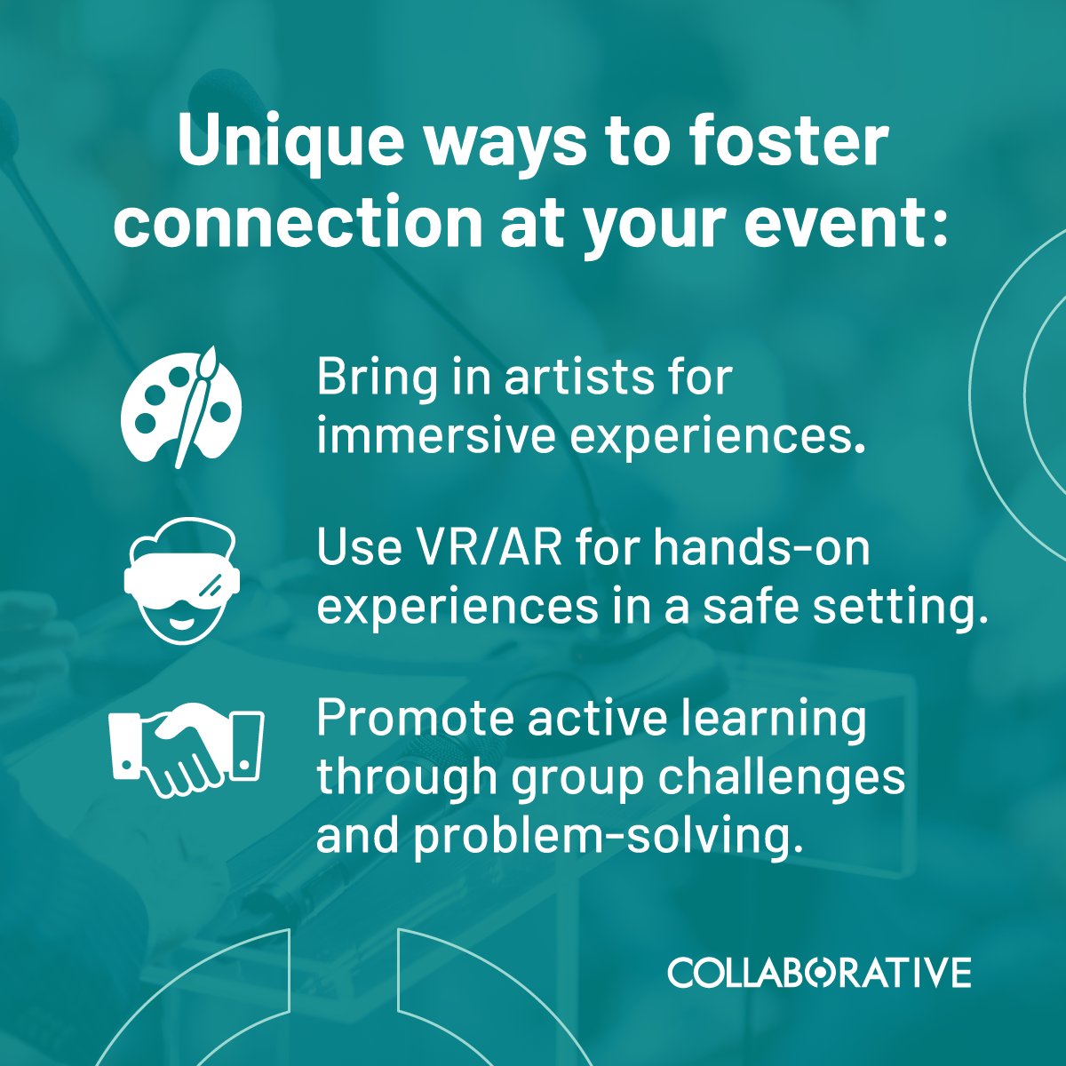 In today’s fast-paced world, let’s move beyond traditional workshops!

Engage through experiential learning with some of these unique methods: