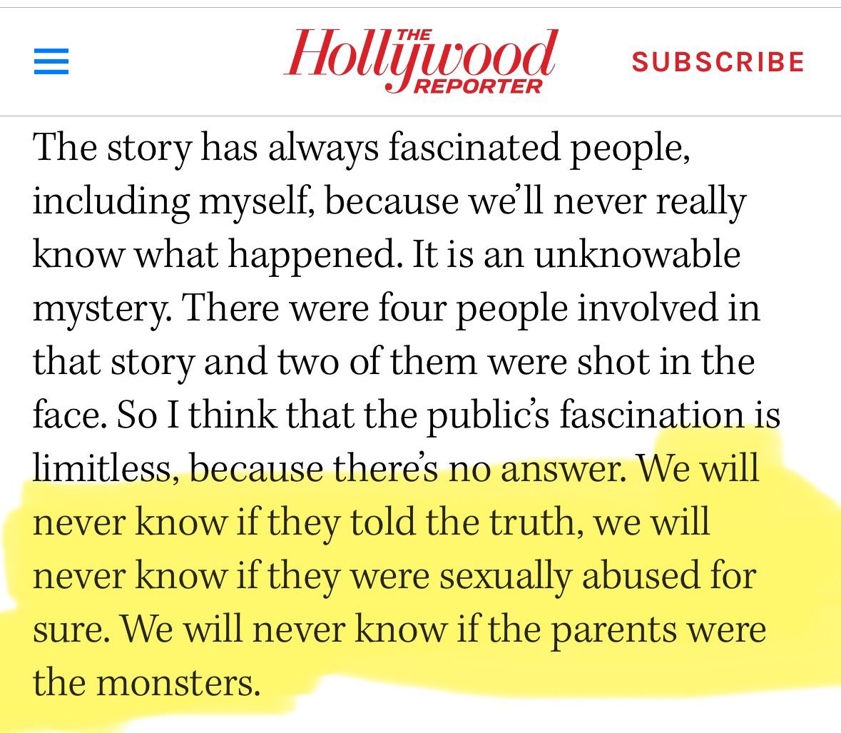 jimisluvr's tweet photo. you really expect me to believe javier bardem deserves his nomination when he and ryan murphy has talked about the menendez brothers like this?? fuck that man idc https://t.co/tcw9ET4xAc