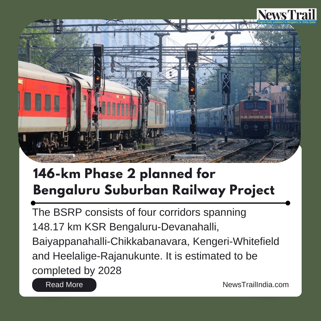 A 146-km Phase 2 has been proposed to connect Bengaluru with six satellite towns through dedicated suburban railway lines

#bengaluru #suburbanrailway #mobility #Bengalur #Devanahalli #Bayapanahalli #Chikkabanavara #Kengeri #Whitefield #transport #phase2