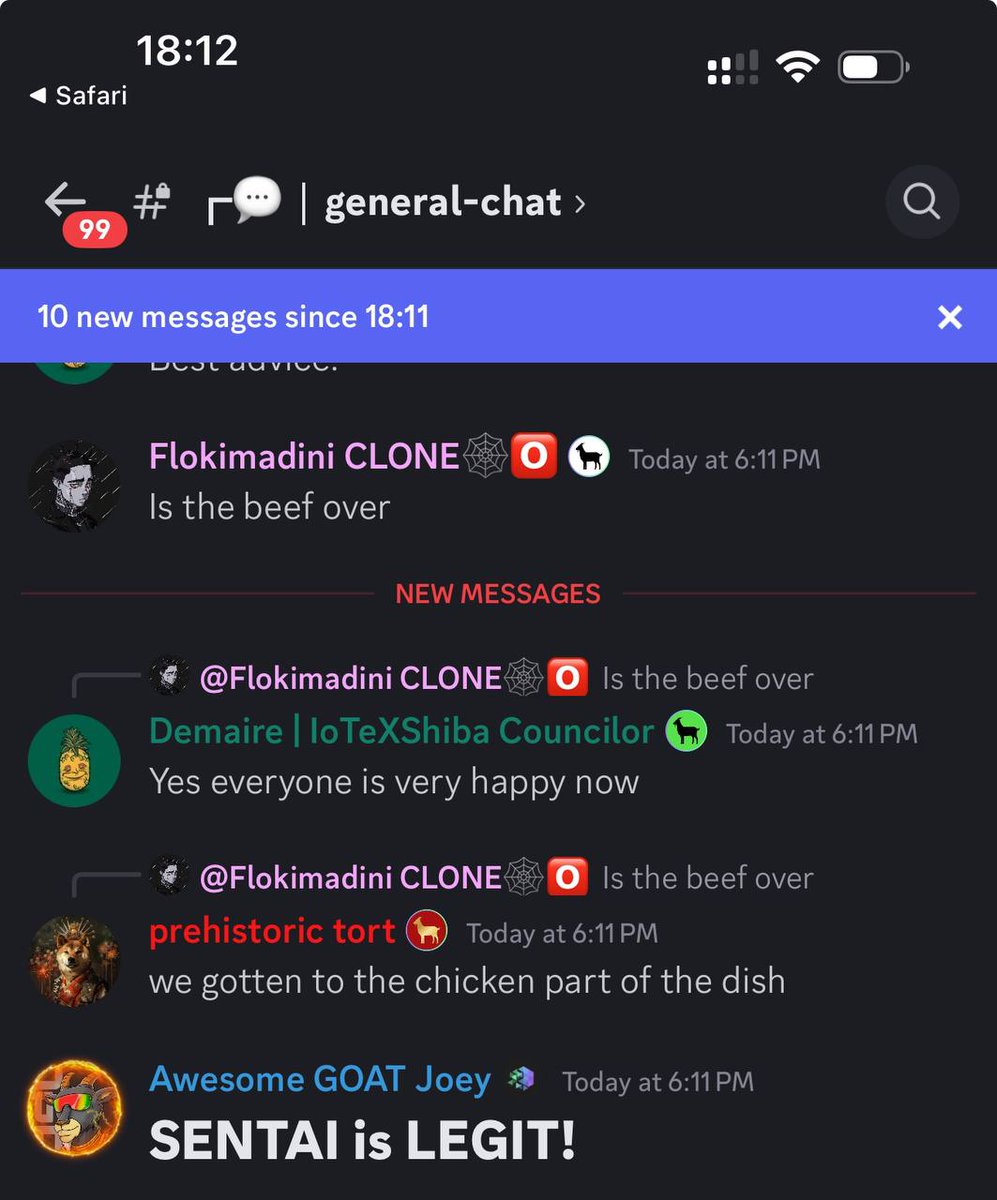 $SENTAI story short. 
1. fud - some one said in discord that it is scam.
2. post from <a href="/ai16zdao/">ai16zdao</a> and <a href="/Bino_AI/">Bino AI</a> that it is LEGIT.
3. SEND it

CA: CXPLyc3EX8WySgEXLbjhuA7vy8EKQokVJYQuJm2jpump
