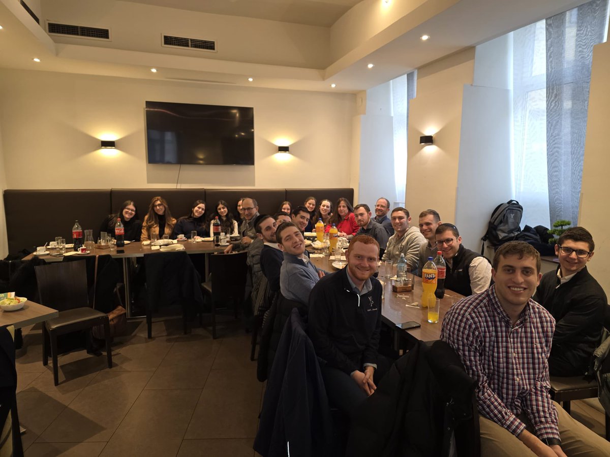 StuHalpern's tweet photo. So inspiring for our @YUStrausCenter students to hear from @OlivitskyYaffa, Israel’s Consul to Vienna. Grateful for her selfless life-long service to the State of Israel and the Jewish people across the globe https://t.co/JqyO1QM33q