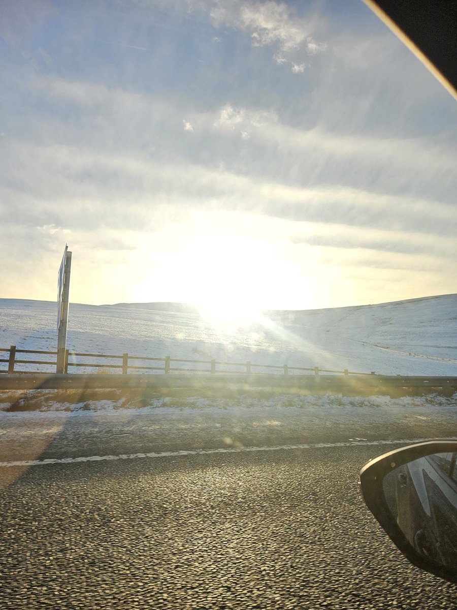 The old bonnie scotland looking stunning today driving up the road