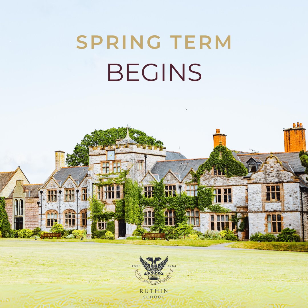 Spring term has officially begun and we are so pleased to welcome all of our staff and students back after the festive period 👋🏫

We’re looking forward to learning new things and sharing our knowledge with one another! 

#ruthinschool #privateschool #independentschool #stud ...