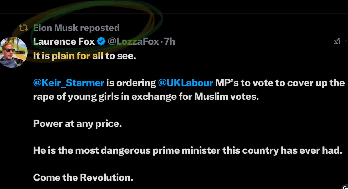 Two of Elon Musk’s posts today alone show he clearly has a British adviser, how else would he know who Laurence Fox is and use language like “Please call your member of Parliament….?” There is either an individual or small team working on this - I bet we find out and I bet we