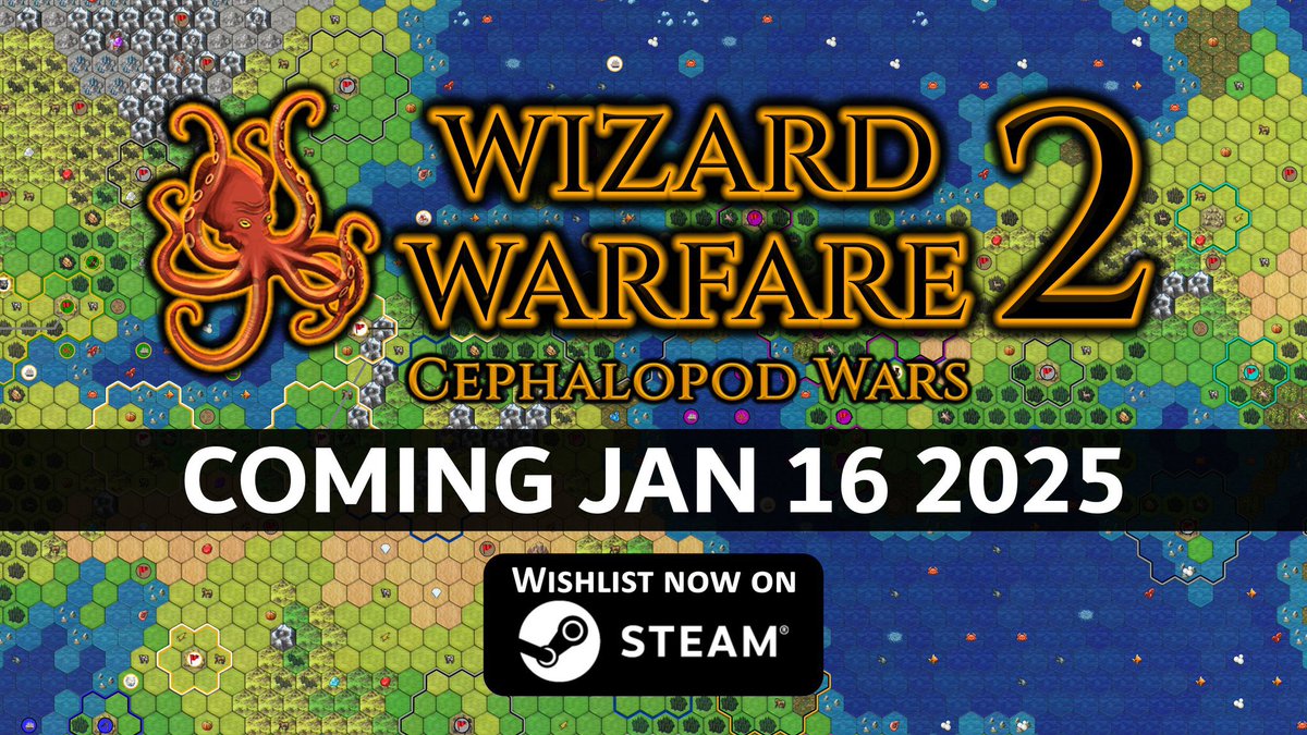 If you’re a fan of turn-based, 4X-style strategy games then be sure to wishlist Wizard Warfare 2 ready for its release on Jan 16 #WishlistWednesday