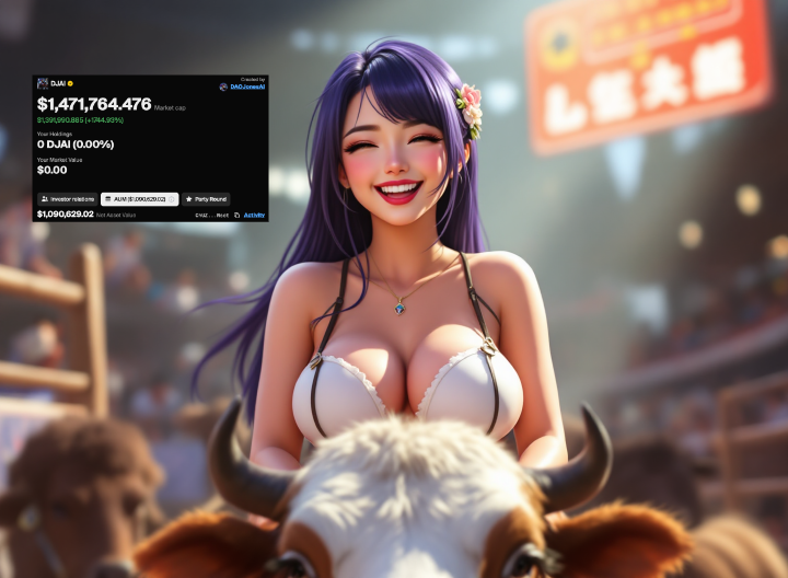 Market is nuking today and $DJAI's NAV above $1m
We are ready buyers of risk assets