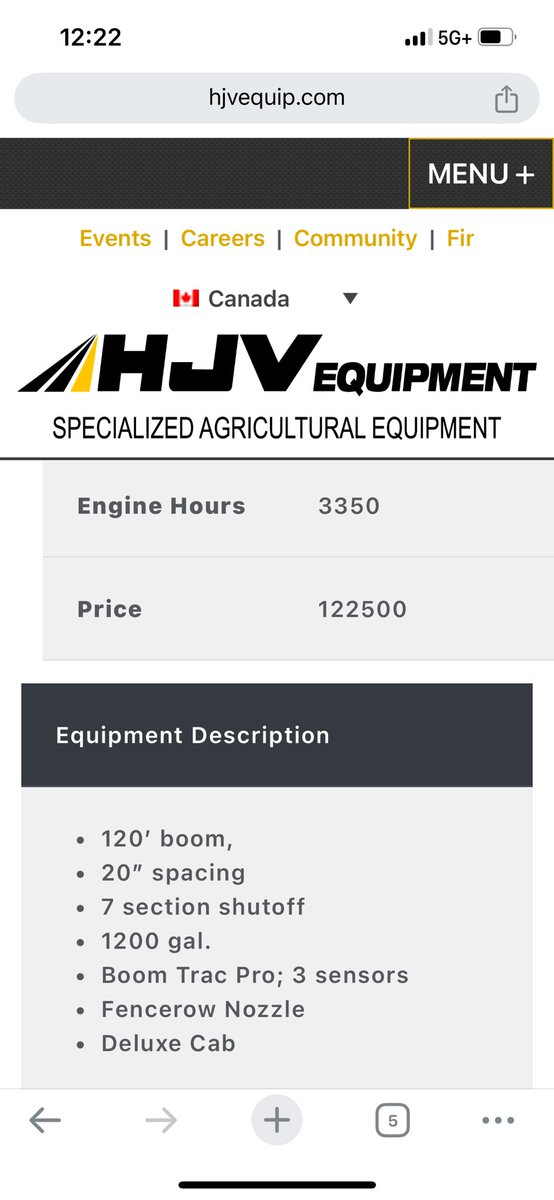 Bryan Smith 🇨🇦 (@bryanhjvequip) on Twitter photo We have a couple of used sprayers if you are looking to upgrade.
1) 2015 CIH 4440 - 1650 hrs asking $334,000 CND
2) 2009 JD 4930 - 3350 hrs asking $122,500 CND
Reach for more info and pics to myself or <a href="/Kuntzy/">Michael Kuntz</a> We have a couple of used sprayers if you are looking to upgrade.
1) 2015 CIH 4440 - 1650 hrs asking $334,000 CND
2) 2009 JD 4930 - 3350 hrs asking $122,500 CND
Reach for more info and pics to myself or <a href="/Kuntzy/">Michael Kuntz</a>