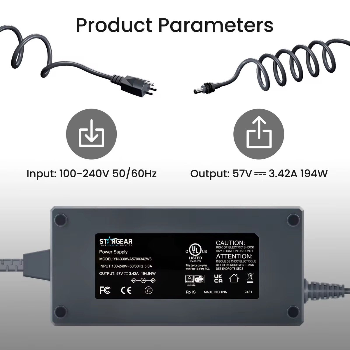 absolutionszim's tweet photo. Starlink Gen 3 Replacement Power Pack
$150
•Readily available in Harare 
•Free delivery
around Harare 

Contact us
+263776703665 https://t.co/4FslJm0ymL