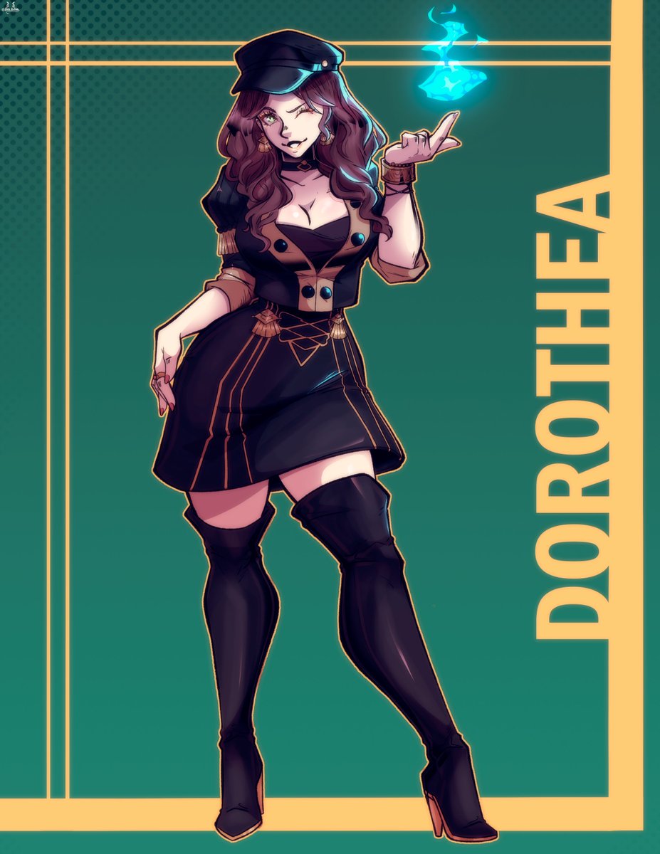 Moreeeee Dorothea!!! this time in her academy outfit! i love hoow she lloks like this, and i hope you guys like too! this was a commission!

#camillafireemblemcosplay #dorotheafe #fireemblem #bootyday #waifuwars #cosplayerfanart #FireEmblemThreeHouses #swimsuit #rheafireemblem