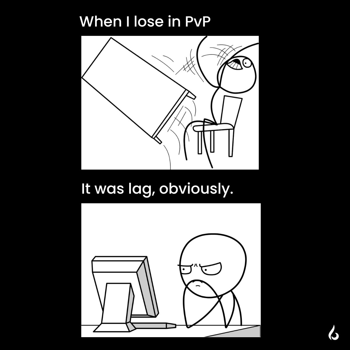 aurixnetwork's tweet image. Blame the lag. Always blame the lag.

#AurixSG #AurixNetwork #MCSG #MinecraftMeme #SurvivalGames #Gaming #Minecraft