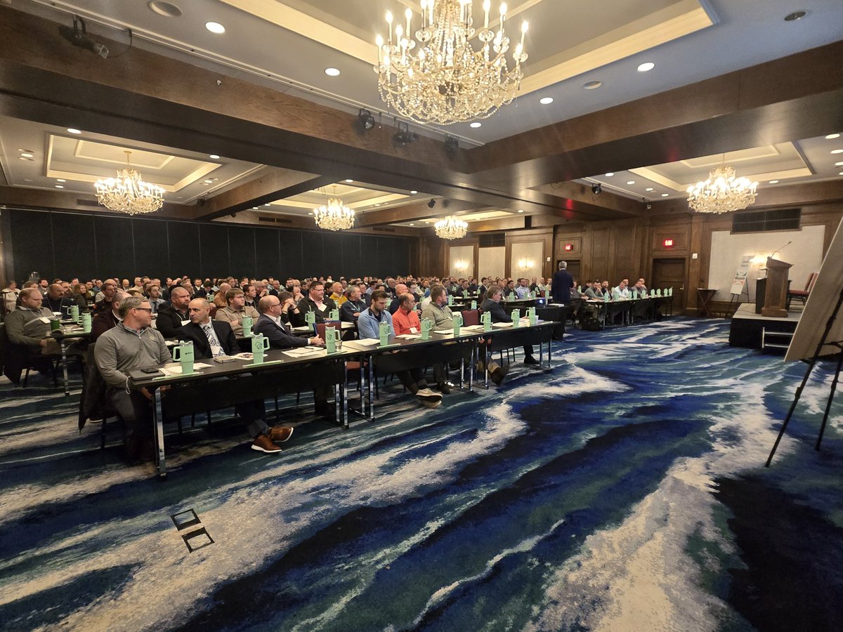 The 58th Annual Wisconsin Golf Turf Symposium is under way at The American Club.  We have over 200 golf maintenance professionals in attendance for our biggest turnout ever!