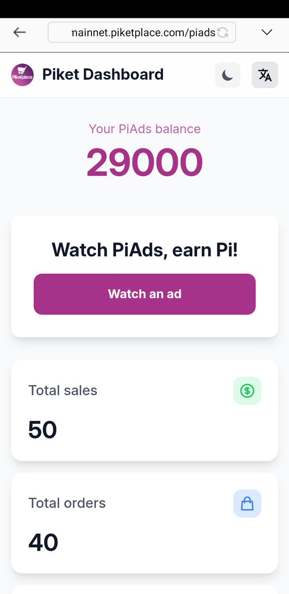 piketplace's tweet photo. 🎉  We’re excited to announce the official relaunch of PiAds (24/24h) with a fresh, user-friendly interface! 🚀

🌟 New Features:
1️⃣ Detailed purchase & sales stats on Piketplace. https://t.co/6MiZ4g9FvF
2️⃣ Integration with games and other platforms. https://t.co/OW5qjhdzN0
3️⃣ Locate physical stores using localisation https://t.co/MOyAhjUPjO

This is just the beginning! Let’s make this year one of discovery and innovation. Together, we’ll take Pi to new heights!

#PiAds #Piketplace #PiNetwork #SupportPiApps