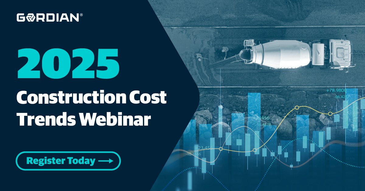 Join us on Jan. 28, 2025, at 2 p.m. ET for #Gordian's Construction Cost Trends webinar. Experts will discuss recent market shifts, material costs and what to expect in 2025.
🔗 Register now for insights to navigate the year ahead! tinyurl.com/467urpnn