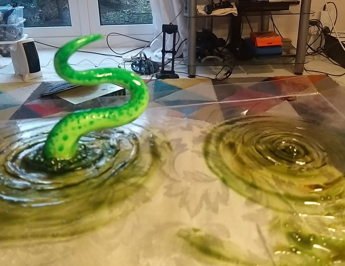 Working on crafting a DnD encounter with modular parts will post the full finished thing after the game tomorrow. Feels good to create again #fimo #DnD #DnD5e #aquisitionsInc #dungeonsanddragons #monster #crafting #28mm #D&amp;D