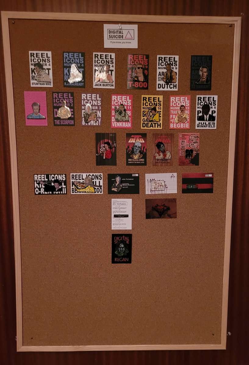 Another 4 great pins for my collection have arrived from <a href="/DigitalSuicide5/">Digital Suicide</a>

Make sure to tell your movie loving friends about the amazing work Danny does.