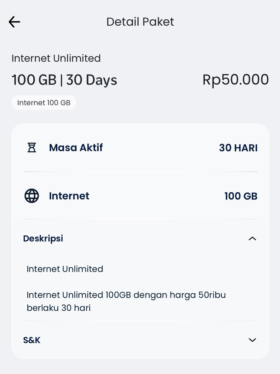 Promo Paket data Telkomsel
(Khusus pembayaran Pulsa?)

📌50GB | 30RB
my.telkomsel.com/app/payment-me…

📌100GB | 50RB
my.telkomsel.com/app/package-de…