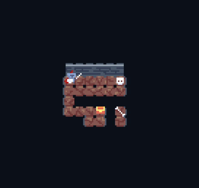 UlaPelirroja's tweet image. Small mockup ⚔️🛡️
#DungeonCrawler #pixel_dailies @Pixel_Dailies #pixelart