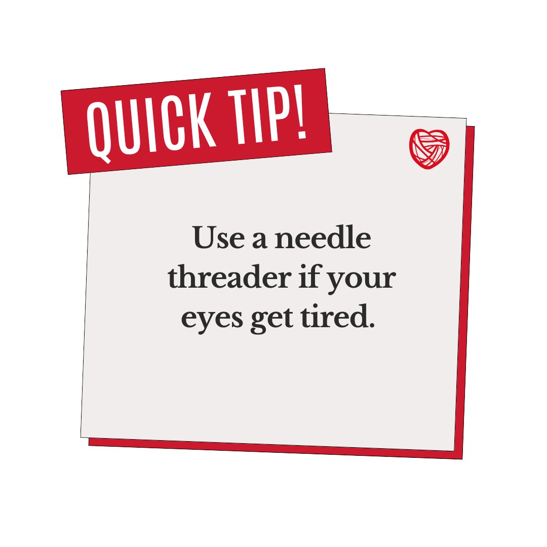 MyFavQuiltStore's tweet image. Quilting Hack! Having trouble focusing? Use a needle threader to make sure your thread is always how it needs to be! #QuiltingHacks #NeedleThreader