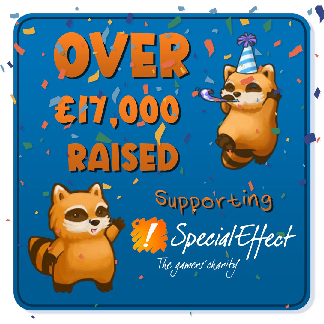 Duck (@mratomicduck) on Twitter photo The Zomboid community raised OVER ยฃ17,000 for <a href="/SpecialEffect/">SpecialEffect</a>! ๐ฅณ
Thank you to all of the fantastic content creators involved and to those of you that donated!
I'd also like to say a HUGE thank you to the team at <a href="/theindiestone/">The Indie Stone</a> who MATCHED your donations to raise this total! ๐คฏ The Zomboid community raised OVER ยฃ17,000 for <a href="/SpecialEffect/">SpecialEffect</a>! ๐ฅณ
Thank you to all of the fantastic content creators involved and to those of you that donated!
I'd also like to say a HUGE thank you to the team at <a href="/theindiestone/">The Indie Stone</a> who MATCHED your donations to raise this total! ๐คฏ