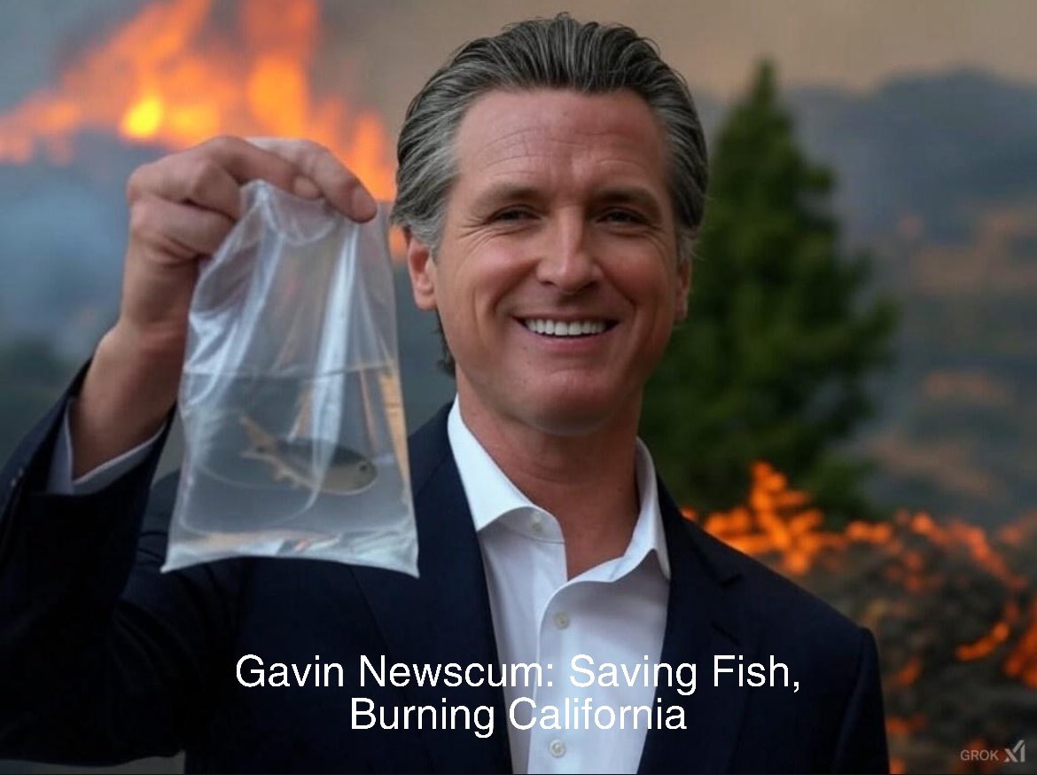therealZNO's tweet photo. @elonmusk Californians have Gavin Newsom to thank. https://t.co/VzE8ZH3onI