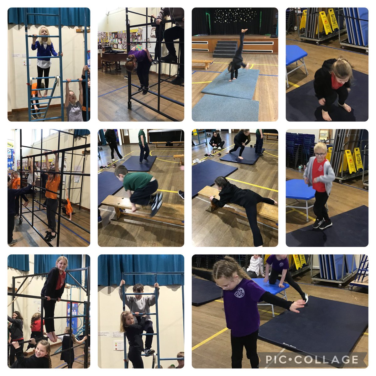 A great first PE lesson back! Turtle class had fun exploring the apparatus. #weareace