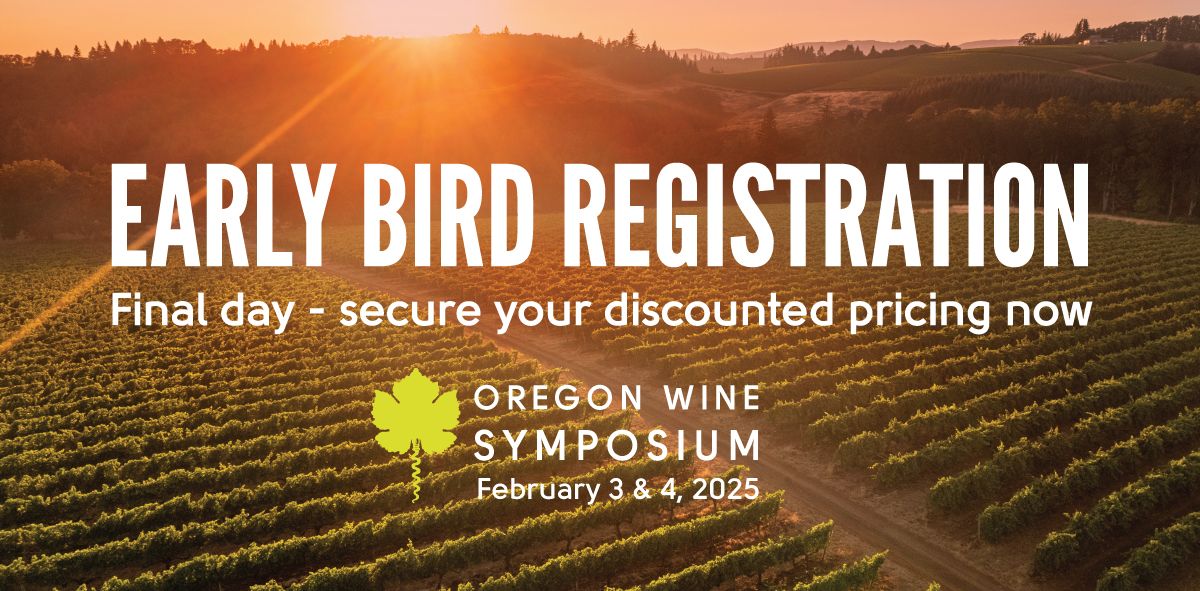 Final Day! Discounted rates for both Early Bird and Group Registration for the 2025 Symposium are available through end of day, today, Jan. 8. 
buff.ly/40vkbeW #ORWineSymposium