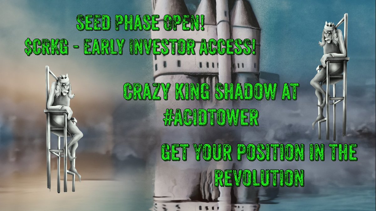 Are You READY to #CrazyKing Journey Shadow Of the #AcidTower ?
🚨 Early Bird for $CRKG starts Jan 10, 10 AM CET! ⏰ Get in first with the lowest price! 🚀 -> app.fjordfoundry.com/token-sales/0x… #Crypto #Presale #EarlyBird #MemeCoin #BaseChain #MemeCoinSeason2025 #memecoin #basememe