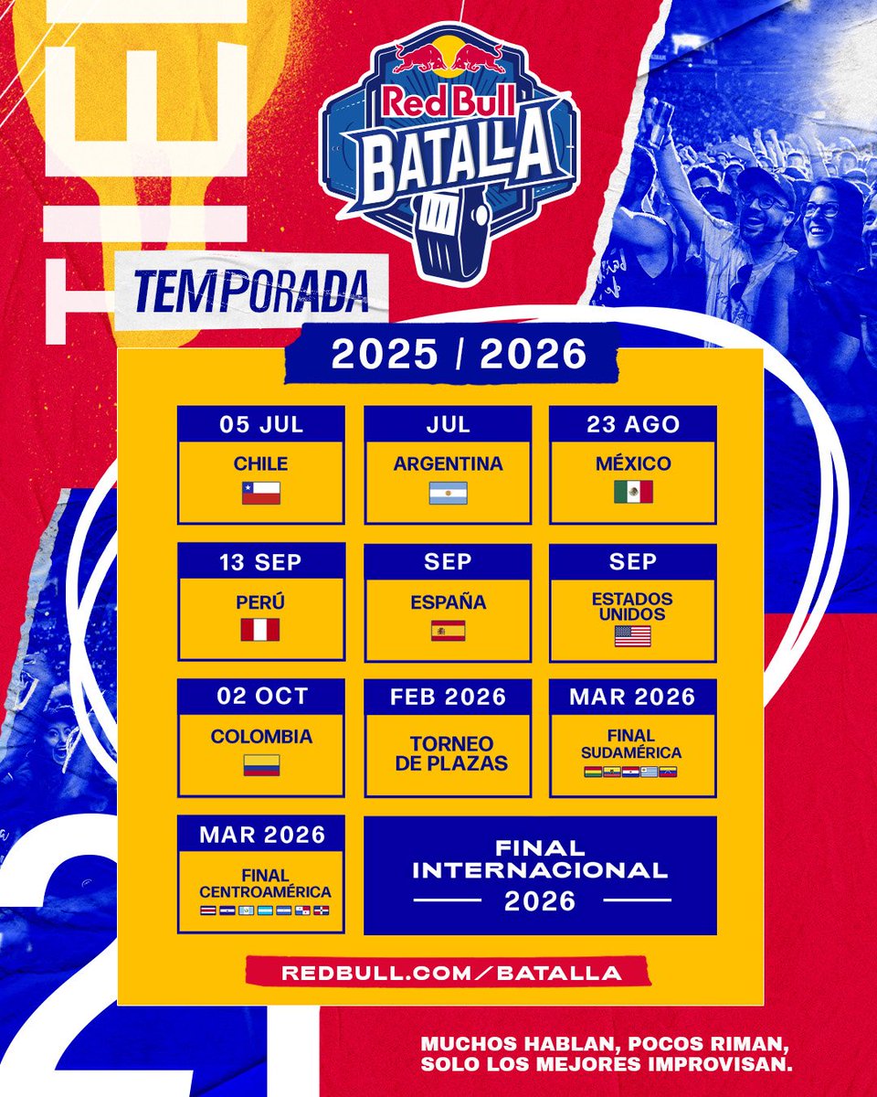 Red Bull México (@redbullmex) on Twitter photo ¿Quién ya está listo para que empiece la nueva temporada de <a href="/redbullbatalla/">Red Bull Batalla</a> 2024/2025? 🔥🔥🎤 ¿Quién ya está listo para que empiece la nueva temporada de <a href="/redbullbatalla/">Red Bull Batalla</a> 2024/2025? 🔥🔥🎤