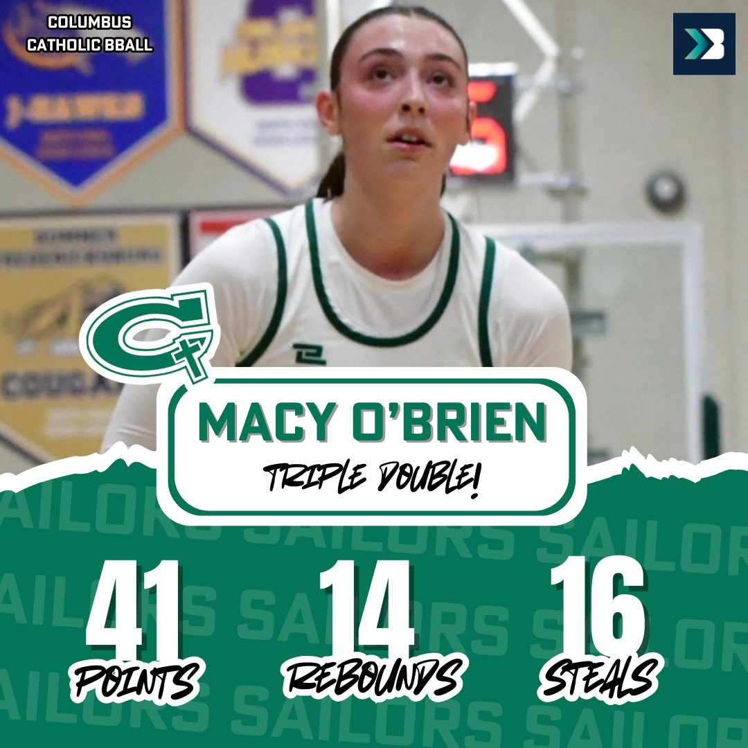VIDEO GAME 🎮 numbers from Macy O'Brien of Columbus Catholic last night 👀

#iahsbkb #ighsau