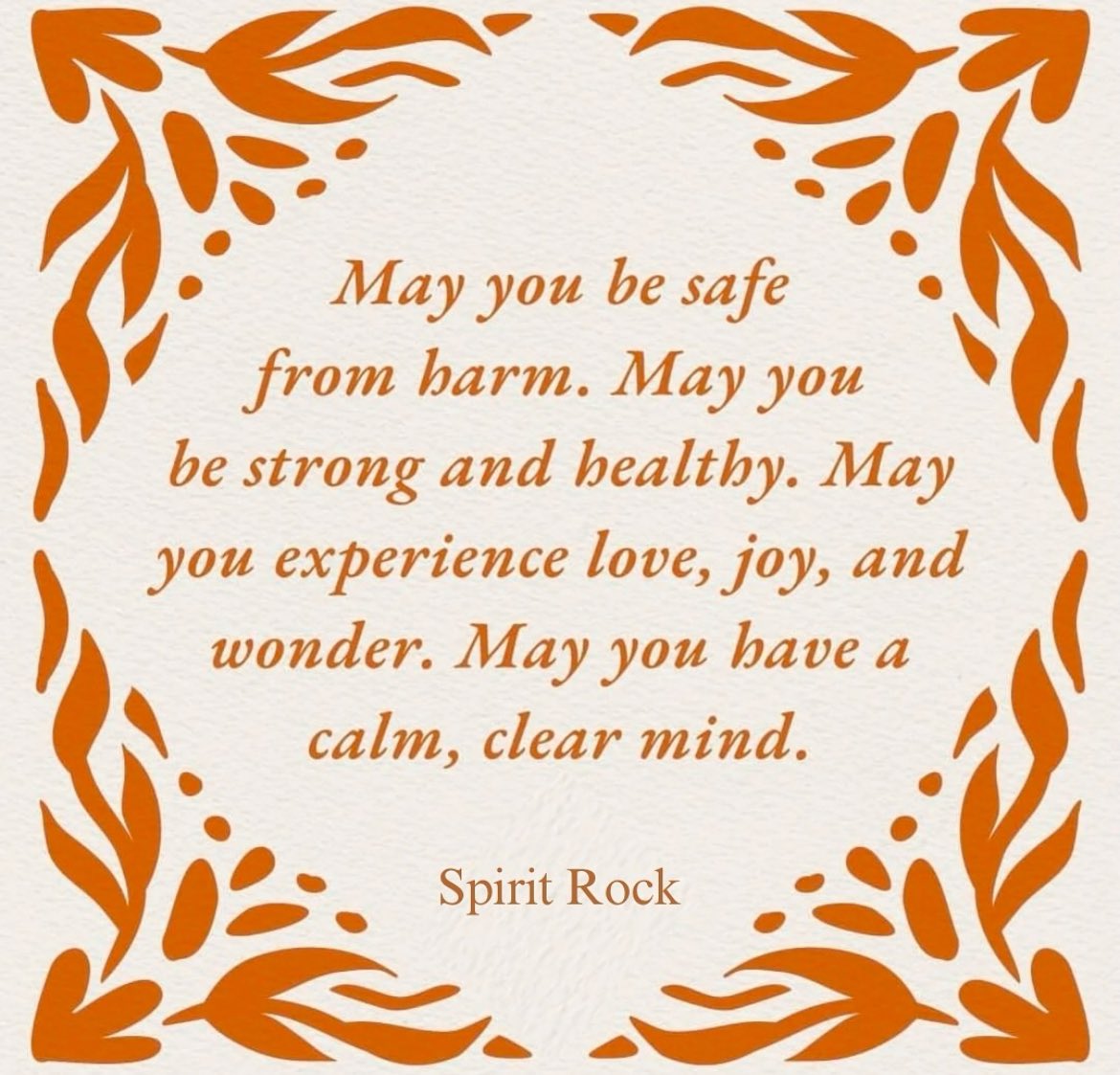JackKornfield's tweet photo. May your winter months be filled with the warmth of loving kindness. ✨

#metta #lovingkindness #spiritrock #mindfulness #meditation https://t.co/hXyR7lm9K0