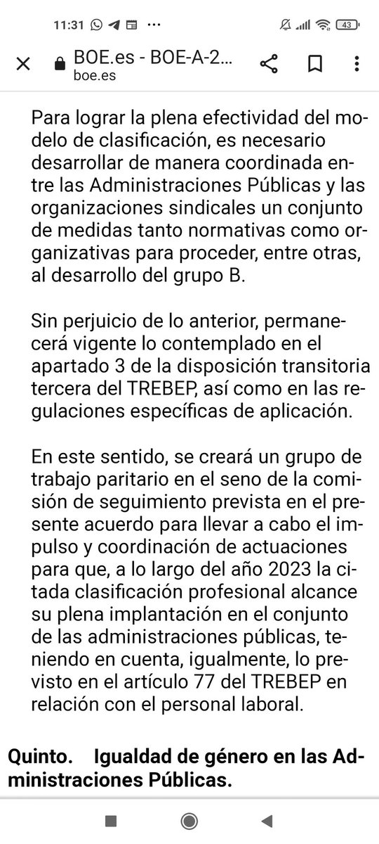 <a href="/JoseleAguilar/">Josele Aguilar /❤</a> <a href="/mjmonteroc/">María Jesús Montero</a> <a href="/psoedeandalucia/">PSOE de Andalucía</a> <a href="/PSOE/">PSOE</a> <a href="/gpssenado/">PSOE SENADO</a> <a href="/gpscongreso/">PSOE Congreso</a> Es usted profesor de derecho y ahora estará M Jesús Montero en Andalucia, pregúntele porque no se cumple el punto 4 del Acuerdo Marco Administracion S.XXI 
#tcaefuncionesc1ya
Se iba a implantar en el 2023