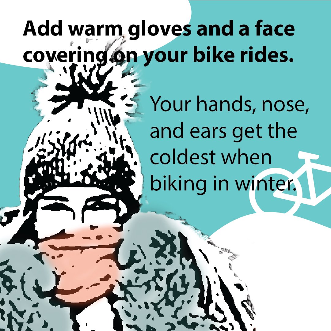 TEI_PlanDesign's tweet image. Cold weather is upon us! At TEI we understand that not everyone is able or chooses to drive, even when temps fall. Here are some helpful tips to keep warm when the weather drops.  #weathertips #bikelife #houstontx