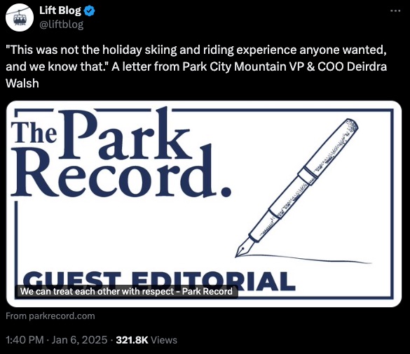 brandontigges's tweet image. Final update on the @VailResorts Park City ski patrol strike. Deirdra Walsh (Park City&apos;s VP and COO) posted an op-ed earlier this week (link below) apologizing for the experience on the mountains during the strike, which I appreciate.

Below is my op-ed cross-analyzing a few of…