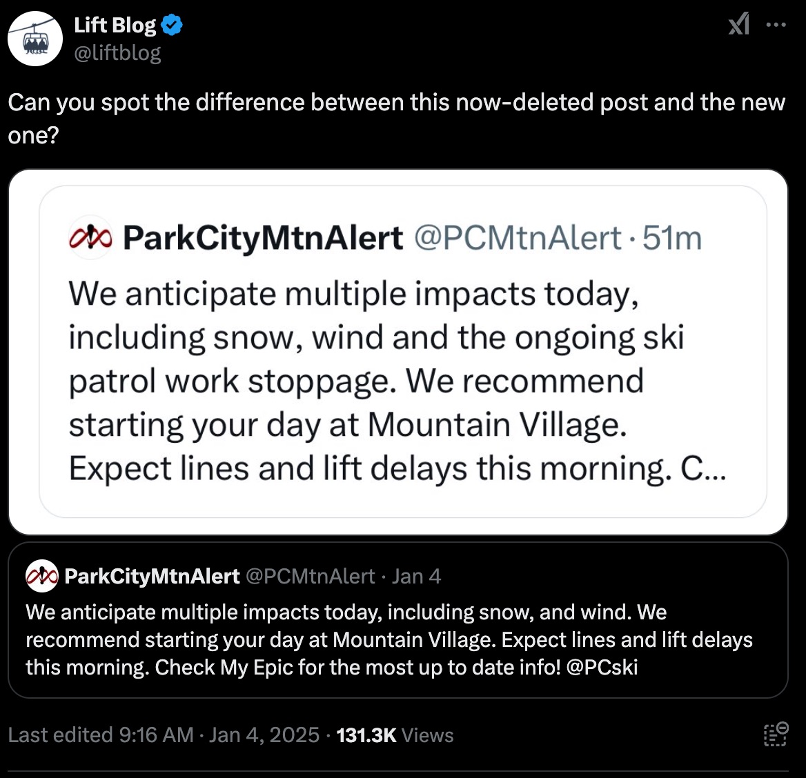 brandontigges's tweet image. Final update on the @VailResorts Park City ski patrol strike. Deirdra Walsh (Park City&apos;s VP and COO) posted an op-ed earlier this week (link below) apologizing for the experience on the mountains during the strike, which I appreciate.

Below is my op-ed cross-analyzing a few of…