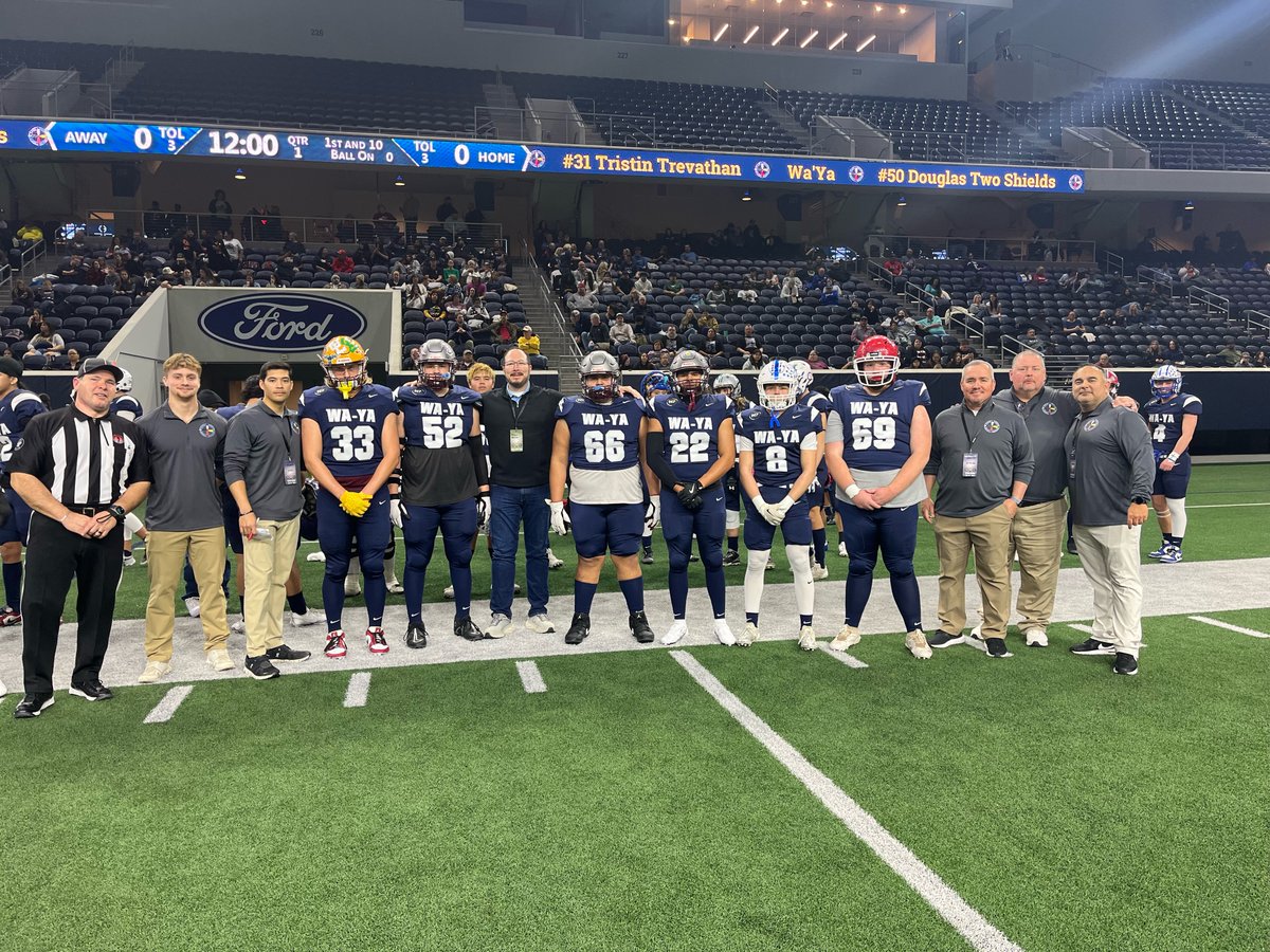 CherokeeNation's tweet image. Deputy Chief Bryan Warner was at the Native American Athletic Foundation's All-Star Football Game last night at The Star in Frisco, Texas, the home of the Dallas Cowboys! 🏈 This game featured 50 players from all across #IndianCountry, including many Cherokee Nation citizens!