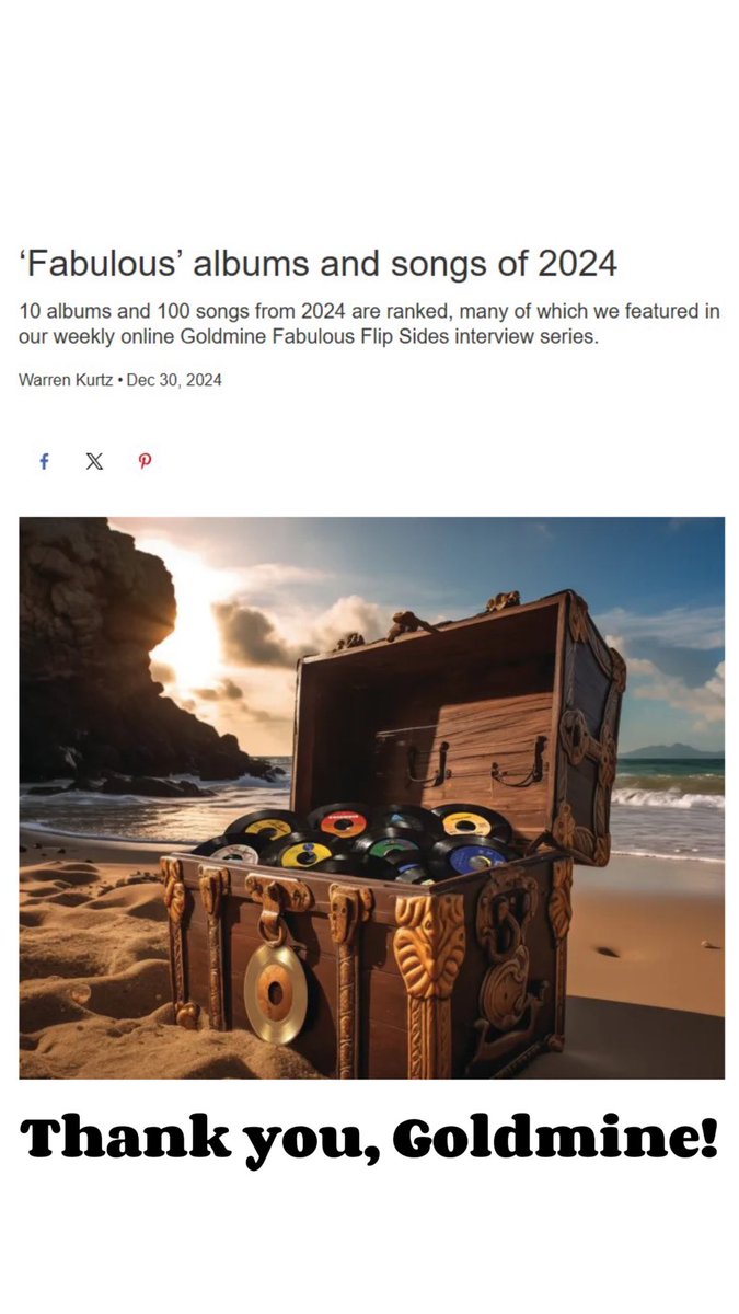 Thanks to <a href="/Goldmine_mag/">Goldmine magazine</a> for featuring Iron Horse and Pickin’ On The Doors in their Fabulous Songs of 2024 list. Check it out: 

goldminemag.com/columns/fabulo…