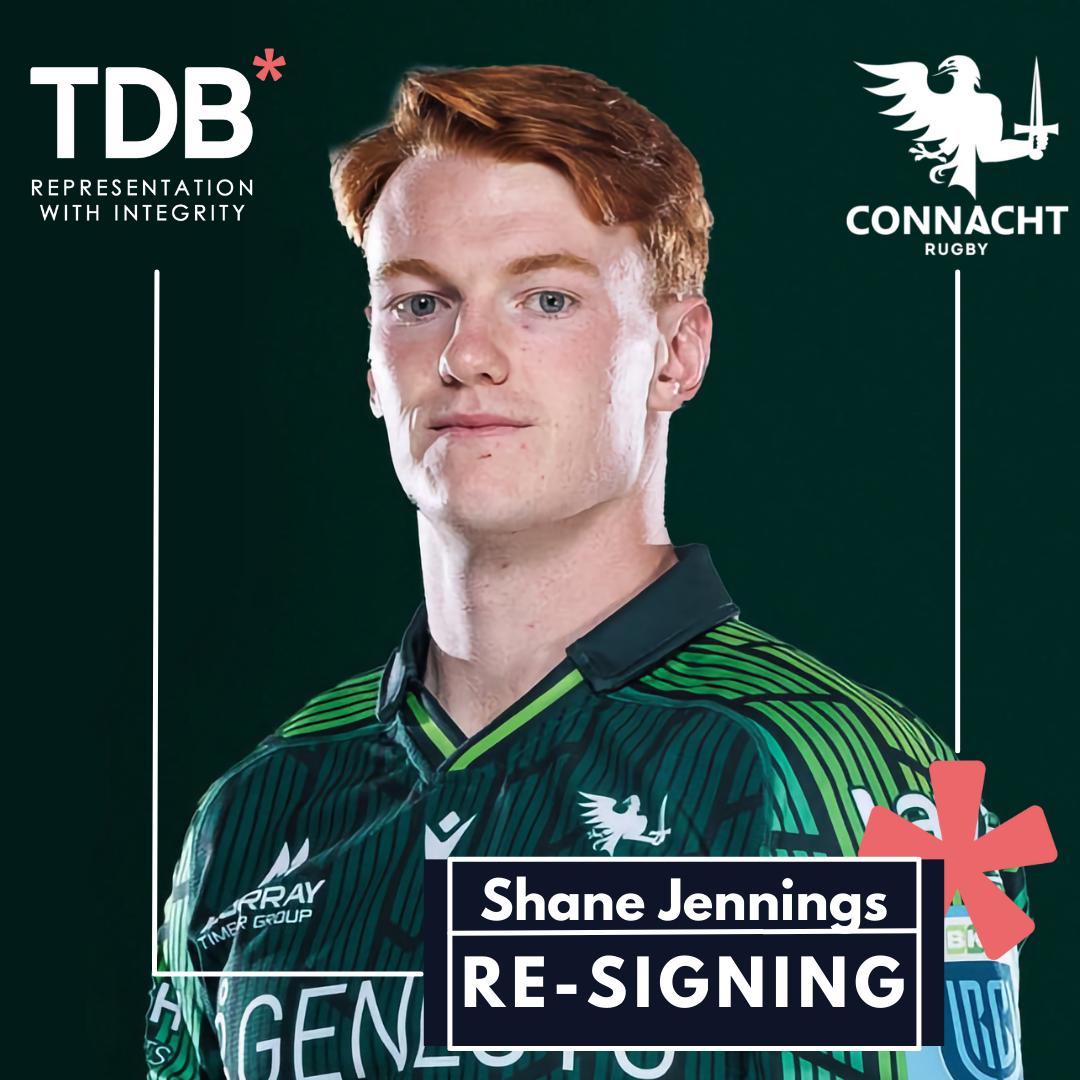 TDB_Sports's tweet image. New Year, New contract for Shane Jennings with Connacht Rugby. We look forward to seeing plenty more of the back 3 player &amp;amp; his impressive all action displays both sides of the ball. Huge congrats Jenno &amp;amp; go well 👏✍💚

#ImWithTDB #KeepingYouRIGHT #ShaneJennings #ConnachtRugby