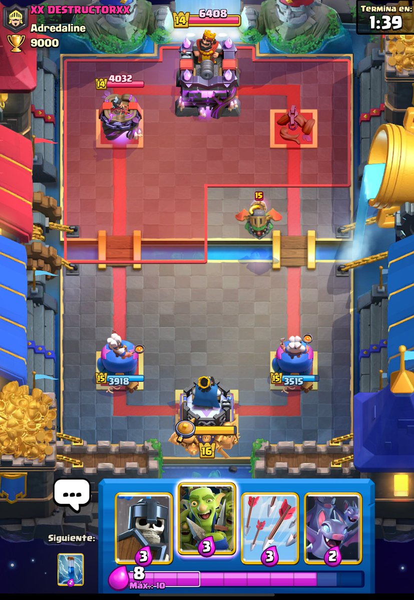 xavicars02's tweet photo. Torre del Rey nivel 16… el monje ha rebotado un pancake y así me he quedado de sorprendido con la interacción 😂#clashroyale https://t.co/wLSHWGULFJ