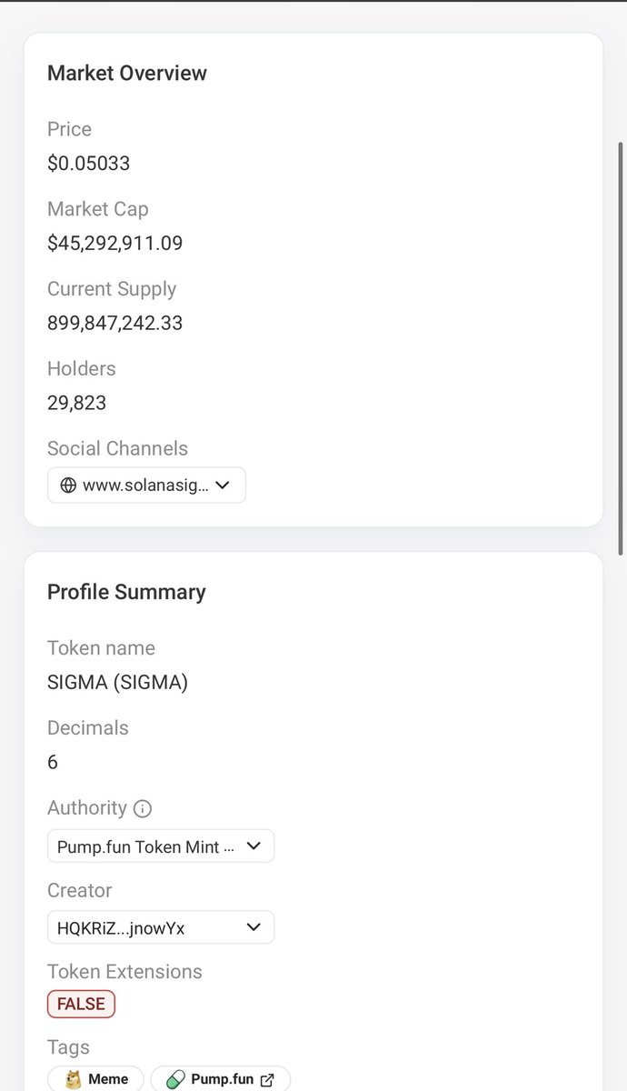d3v_unknown's tweet image. SIGMA LANGUAGE MODEL $SML DEPLOYED BY $SIGMA DEPLOYER

SIGMA DEPLOYER + BETA PLAY 

Still at 60k

Ca: 7kPRc73mQzWuwVqqarKiHoWnK8NTQrDcPujVyyPppump