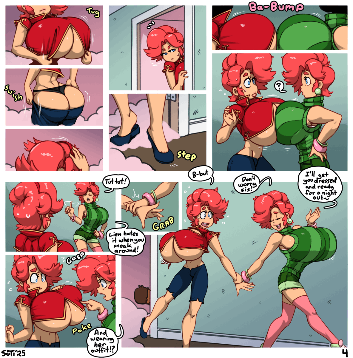 Quite the nightmare scenario for Lien! Anonymous commission.