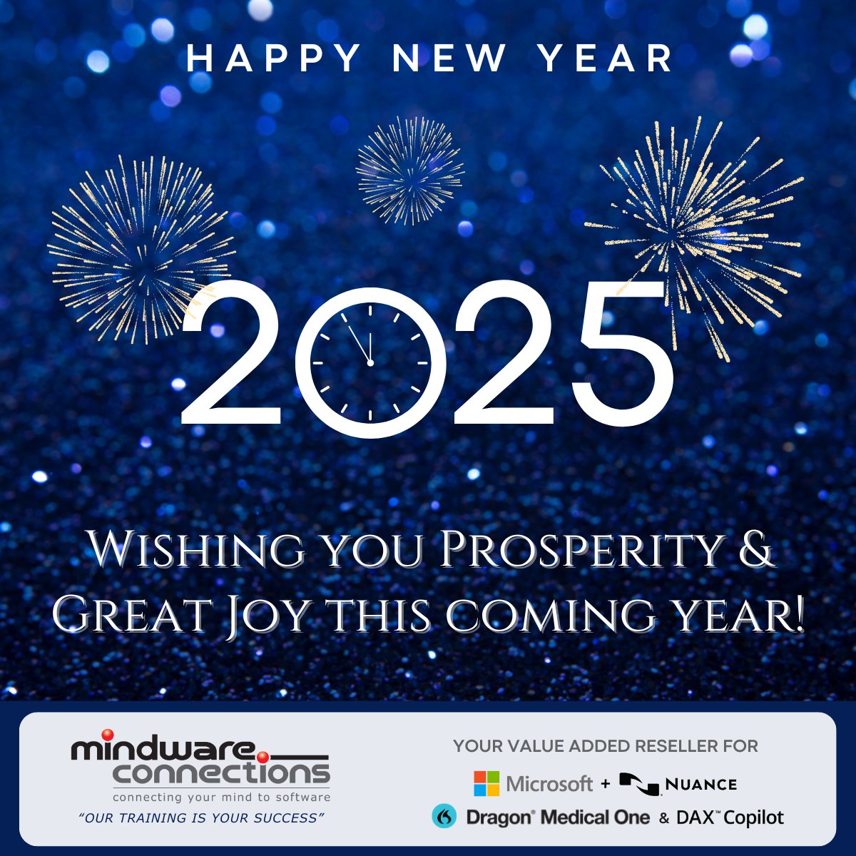 MindwareDragon's tweet image. Happy 2025! Start the New Year with the BEST Speech Recognition Software available. It will change your life, help your practice thrive &amp;amp; give you more time with your patients! #Healthcare #DragonMedicalOne #DragonMedical #cloudspeechrecognition #clinicaldocumentation
