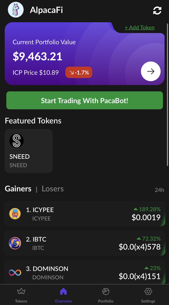 Hey #ICP frens we will be doing a big overhaul to the AlpacaFi mobile app soon to add new features such as iOS widgets, improve the speed of the app, and more

We want to know what things you guys what changed/added

Let us know in the comments below!

👇